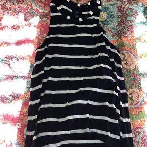 Navy blue striped tank!